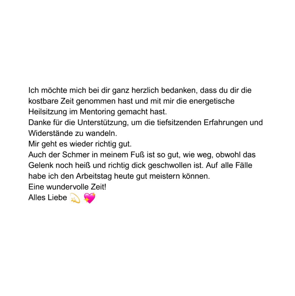 Feedback Venus im Flow Karin Buttinger 4